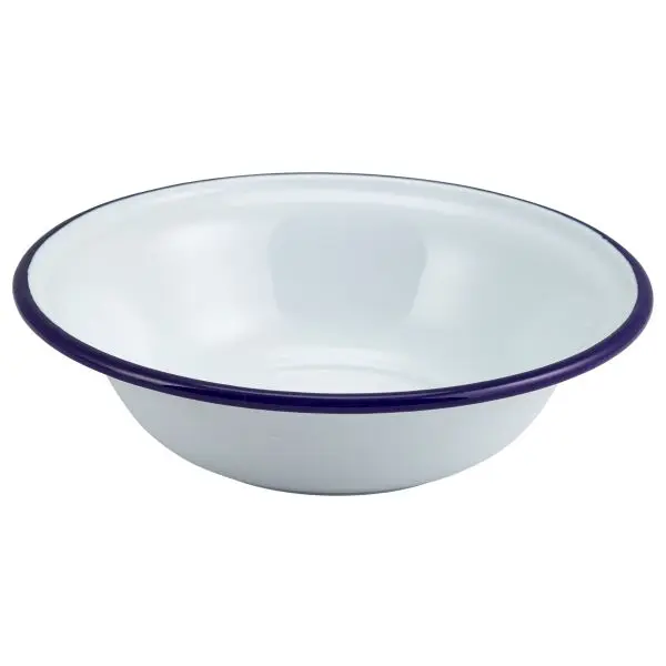 Bol Enamel Filo Azul 16 Cm.