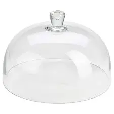 Campana Cubreplatos Cristal 29.8X19 Cm.