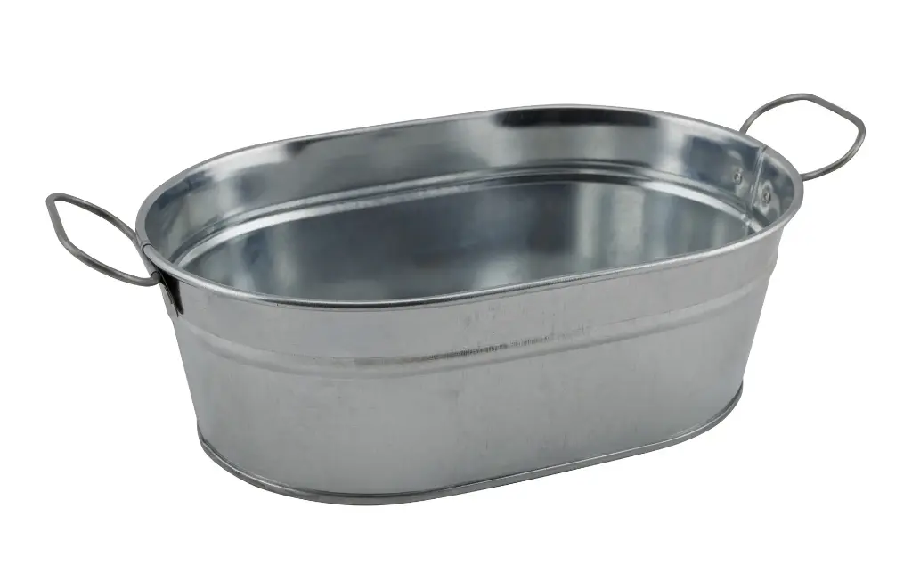 Zz26 Rustidera Degustacion Galvanizado 23X15X7 Cm.