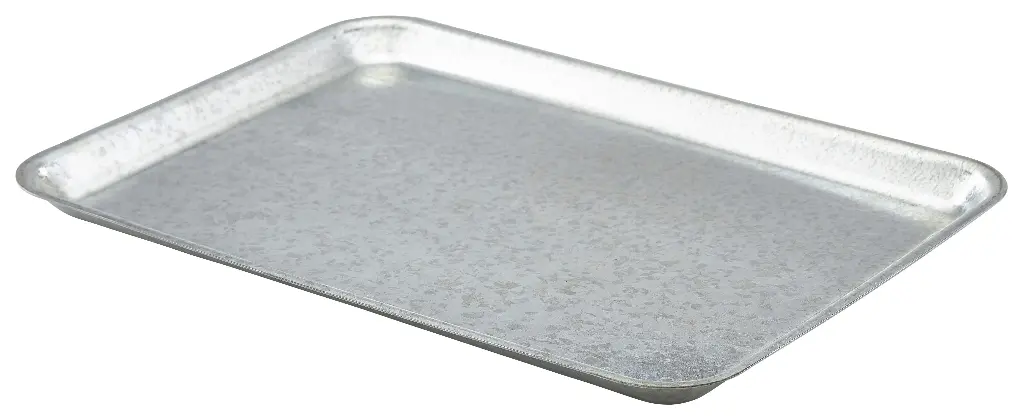 Galvanised Steel Tray 37X26.5X2Cm