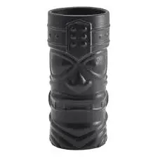 Vaso Tiki Alto Negro 40 Cl.
