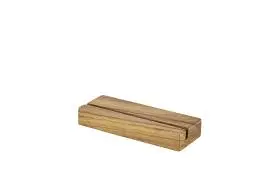 Soporte Menu Madera Acacia 20X3.2X7.5 Cm.
