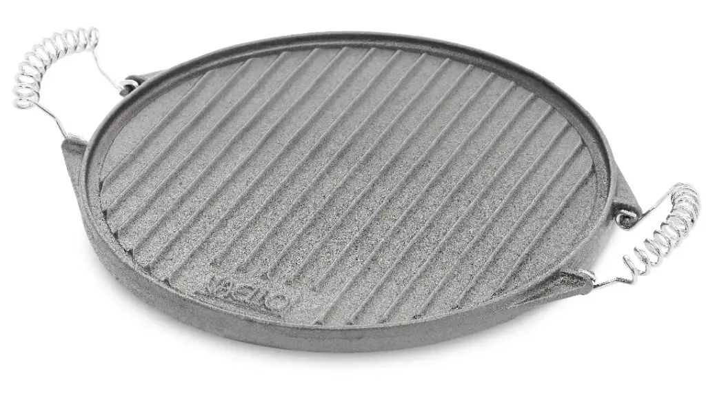 Plancha Hierro Fundido Esmaltada Redonda 32 cm
