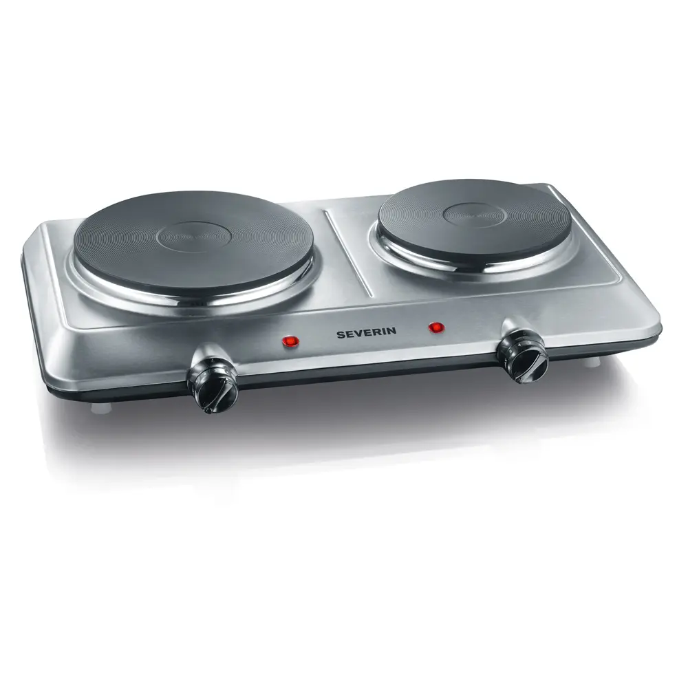Hornillo Electrico Doble Inox. 1500 W. Dk 1014 46x