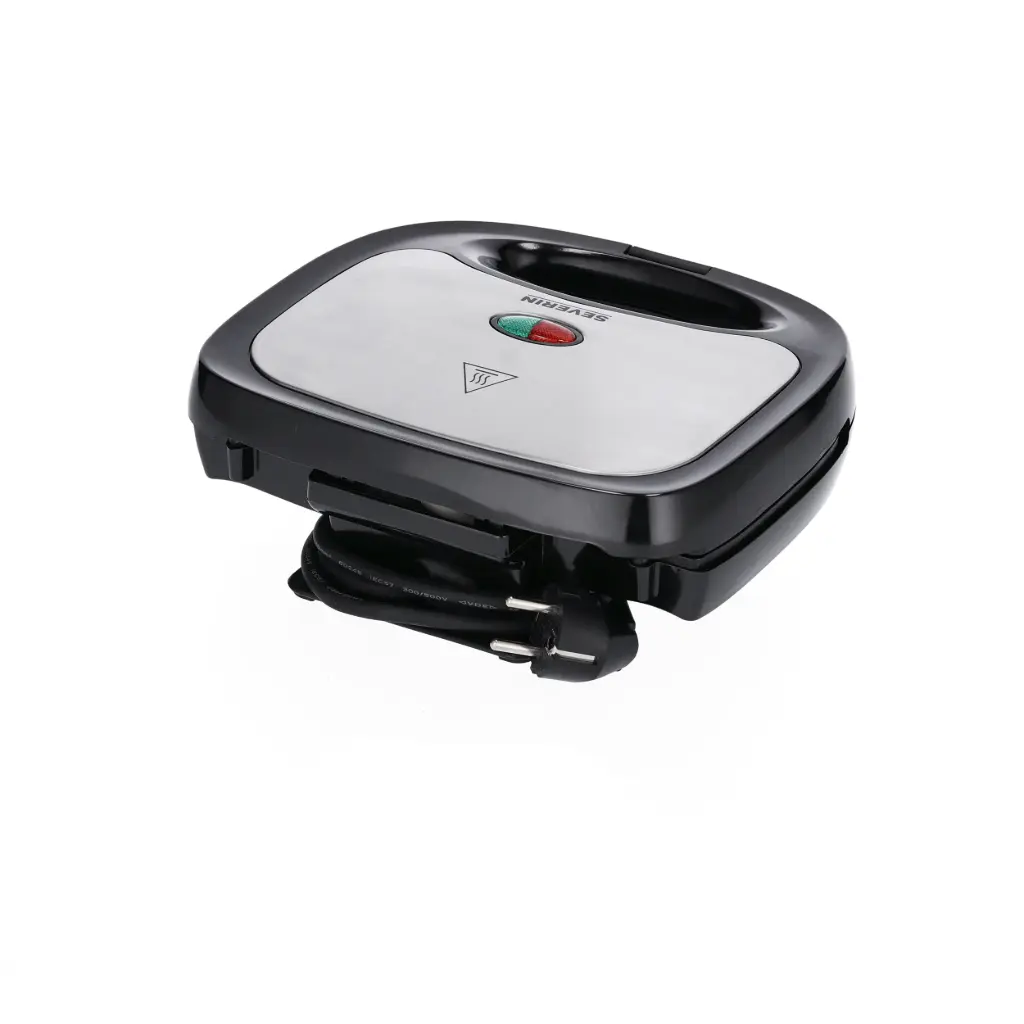 Sandwichera Severin Inox / Negra 600 W.