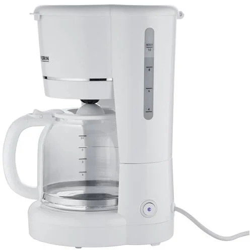 CAFETERA ELECTRICA BLANCA 10 TAZAS 900 W.