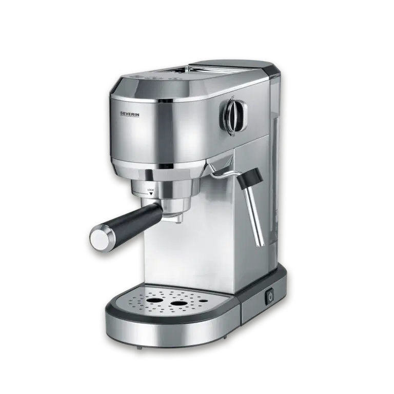 Cafetera espresso "Newspresa", appro. 1350 W, bomba italiana de 20 bar, diseño delgado, tanque de agua extraíble. Filtro porta de acero inoxidable de alta calidad, boquilla espumadora de leche