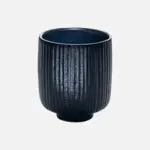 Taza Desayuno Nara Relieve Negra 30 Cl.