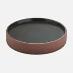 Plato Artisan Marron 24X4.5 Cm. Cm.