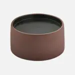 Bowl/Plateau Round Brown/Black 16Cm/1.00L 2In1