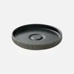 Plato Nara Relieve Bicolor Blanco Negro 15 Cm.