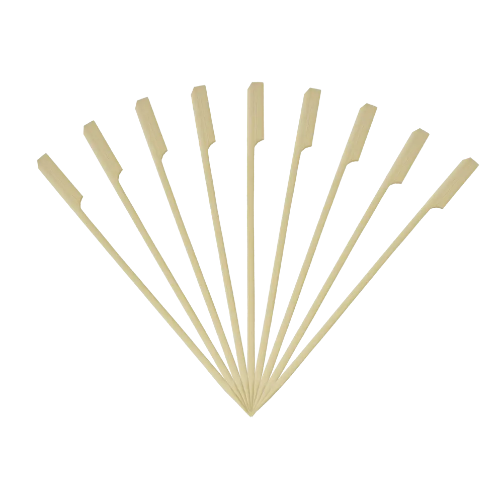 Set 100 Brochetas Madera 25 Cms.