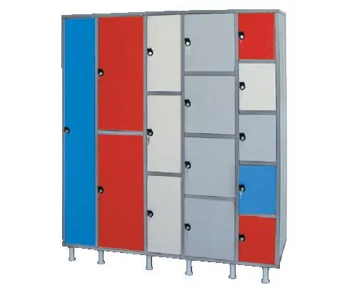 Taquilla De Plastico Gama 300 Con 2 Modulos De 2 Puertas