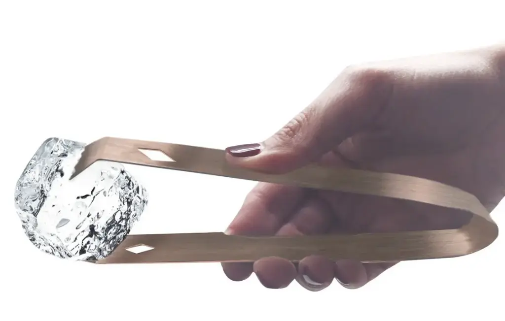 Zz26 Pinza Hielo Vintage Cobre