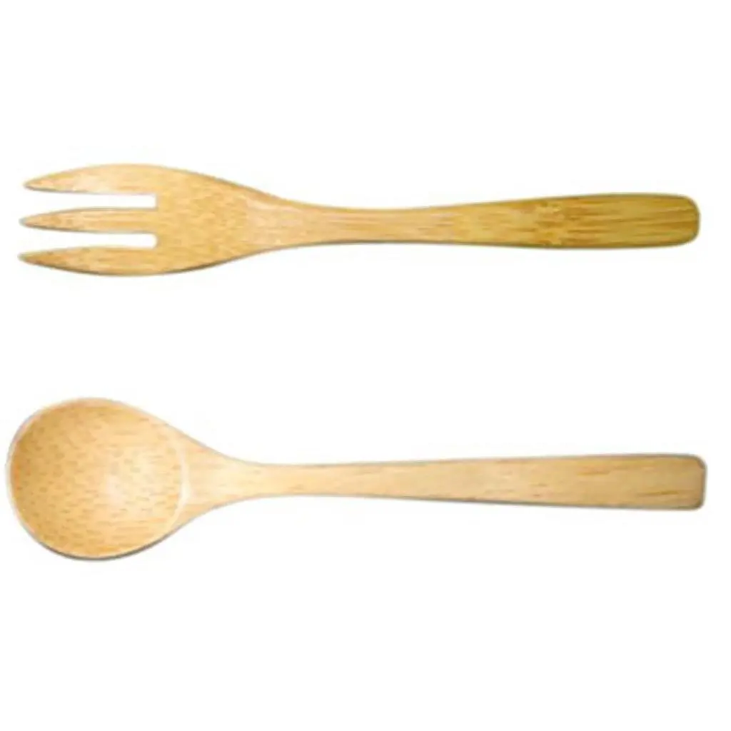 Tenedor Bambu 10 Unid.