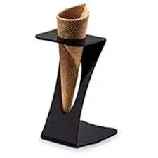 Zz26 Soporte 1 Cono Metacrilato Negro