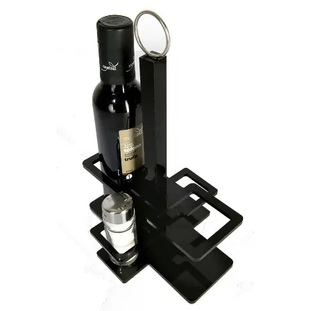 Soporte Pc. Aceite Y Vinagre Sal Y Pimienta Negro