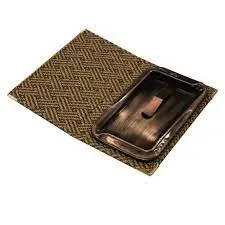 Bandeja Cambio Manila Beig / Cobre 22X13 Cm.