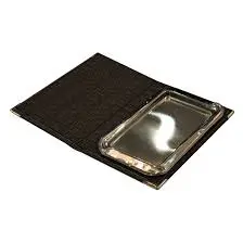 Bandeja Cambio Paglia Beige / Cobre 22X13 Cm.