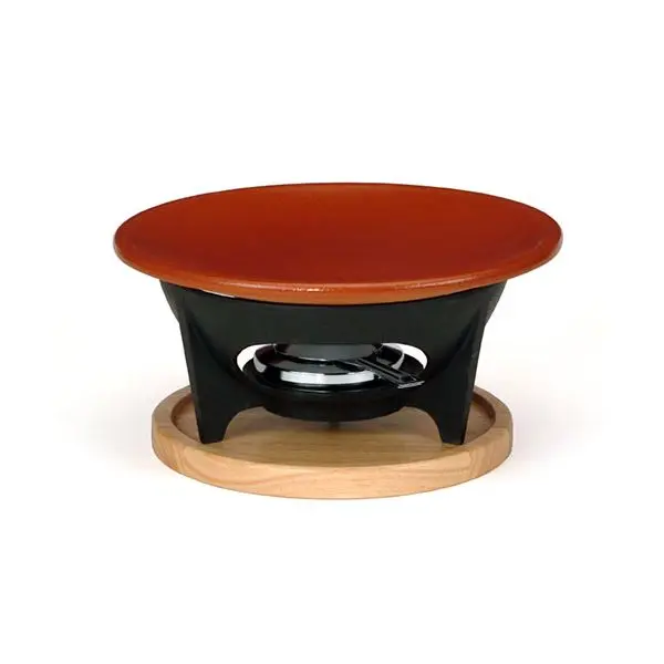 Conjunto Quemador Con Plato Churrasco 26 Cm.