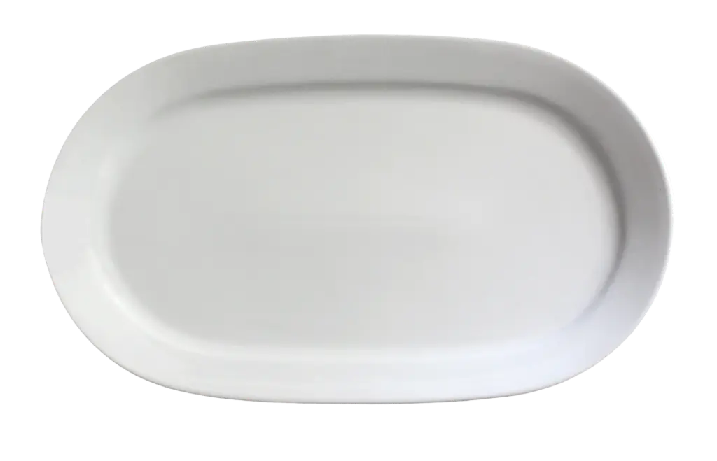 Fuente Mallorca Porcelana Blanca 29X19 Cm.