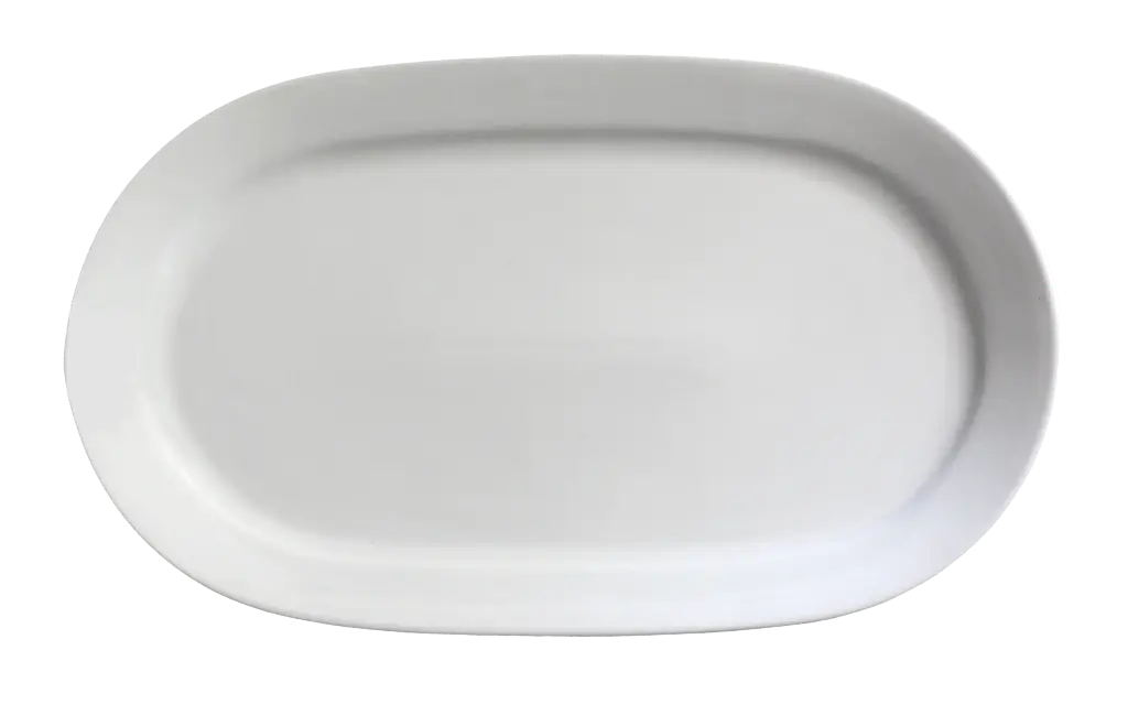 Fuente Mallorca Porcelana Blanca 32X20 Cm.