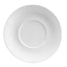 Plato Desayuno Montgat Porcelana Blanca 15,5 Cm.