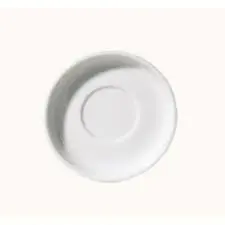 Plato Moka Mallorca Porcelana Blanca 12,5 Cm.