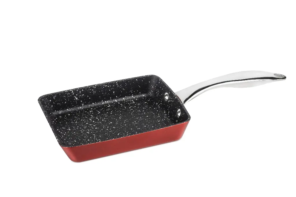 Sarten Tamagoyaki  Aluminio Forjado Full Induction Red 16 Cm.