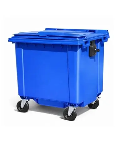 Contenedor Basura Azul 770 L.