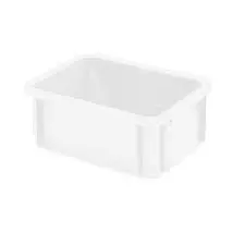 Cubeta Manutencion Lisa Blanca 12 L. 39,5X29,5X16,5 Cm.