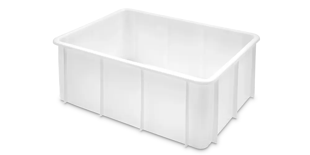 Cubeta Manutencion Lisa Blanca 120 L. 80X60X33 Cm.