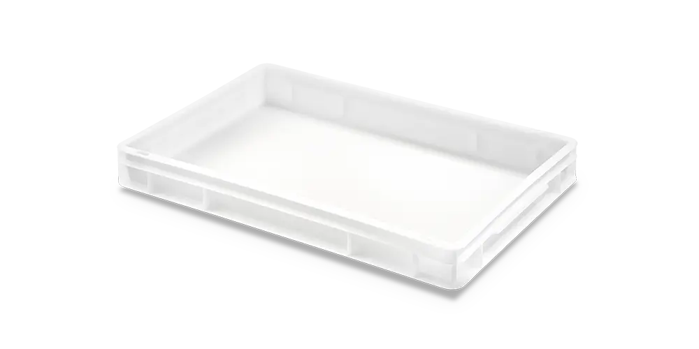 Cubeta Manutencion Lisa Blanca 14 L. 60X40X7,5 Cm.