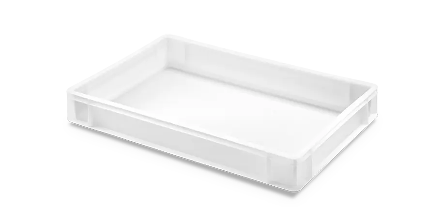 Cubeta Manutencion Lisa Blanca 19 L. 60X40X9 Cm.
