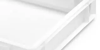 Cubeta Manutencion Lisa Blanca 23 L. 60X40X12 Cm.