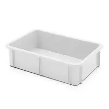 Cubeta Manutencion Lisa Blanca 25 L. 59,5X39,5X16,5 Cm.
