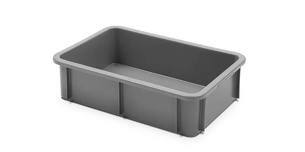 Cubeta Manutencion Lisa Gris 25 L. 59,5X39,5X16,5 Cm.