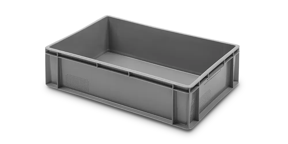 Cubeta Manutencion Lisa Gris 33 L. 60X40X17 Cm.