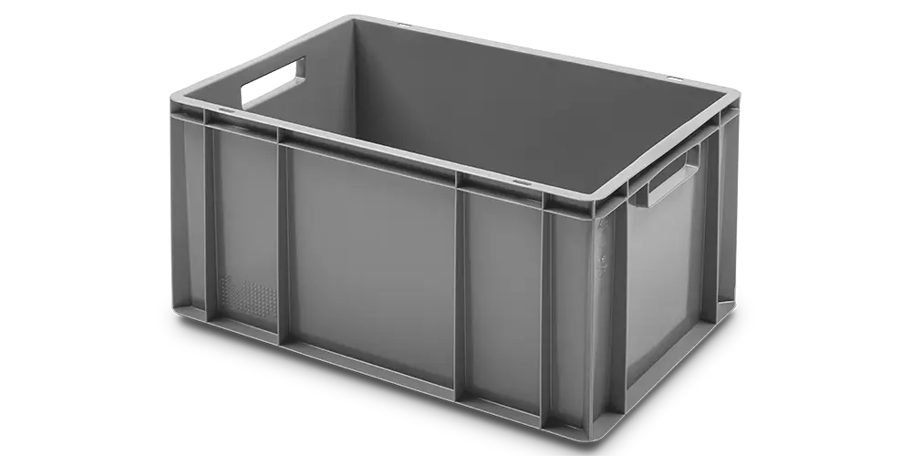 Cubeta Manutencion Lisa Gris 63 L. 60X40X32 Cm.