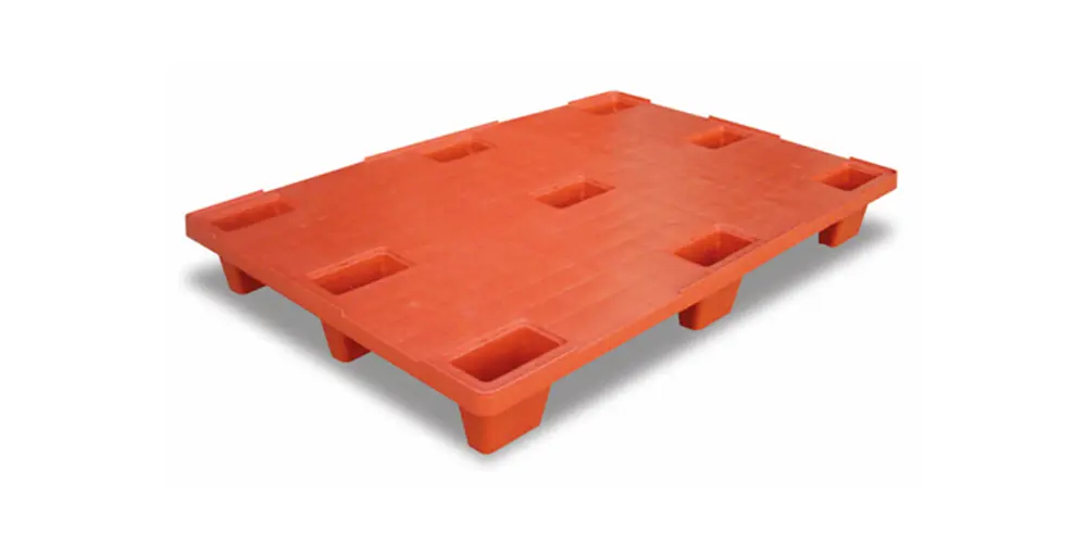 Palet Ranurado Encajable Marron 120X80X14,5 Cm.