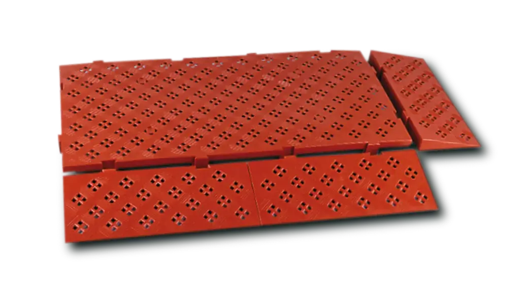 Rampa Tarima Encajable Blanca 50X20X5 Cm.