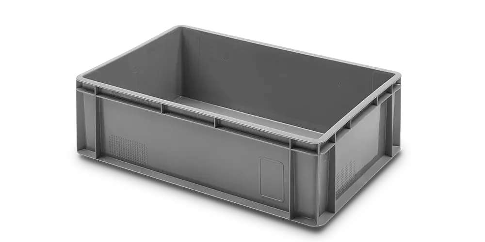 Cubeta Manutencion Lisa Gris 40 L. 60X40X20 Cm.