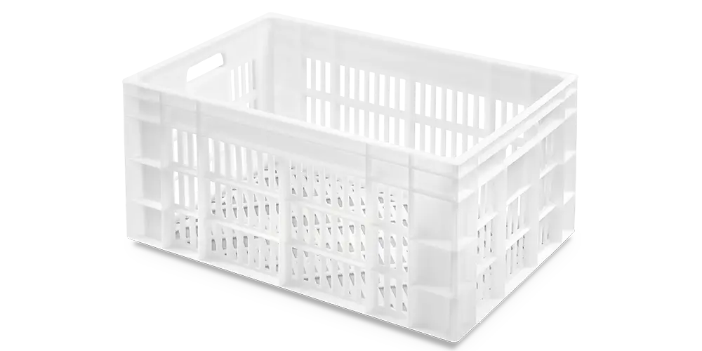 Cubeta Manutencion Ranurada Blanca 60 L. 60X40X30 Cm.