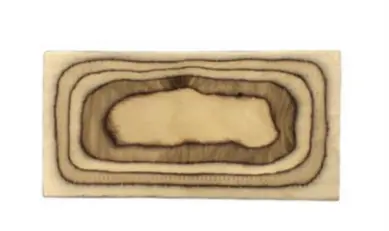 DLR Fuente Rectangular Madera 48x20 cm.