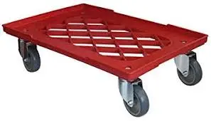Base Rodante C/Rejilla Roja 60X40 Cm.                            