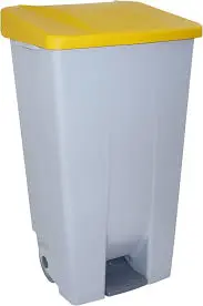 Contenedor Selectivo Tapa Amarilla 120 L.