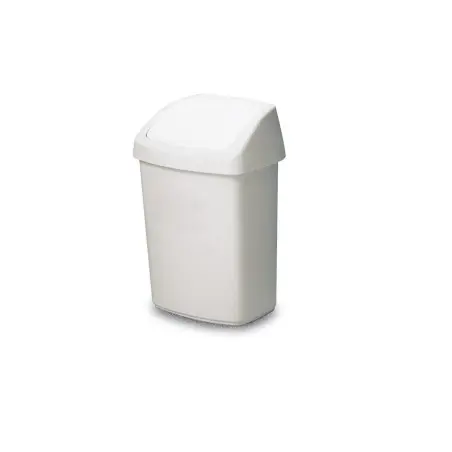 Papelera Tapa Basculante Blanca 30 L.