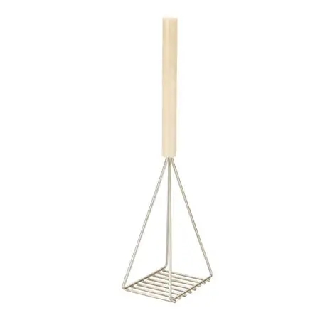 Aplastador Papas Cuadrado Inox. Mando Fibra              