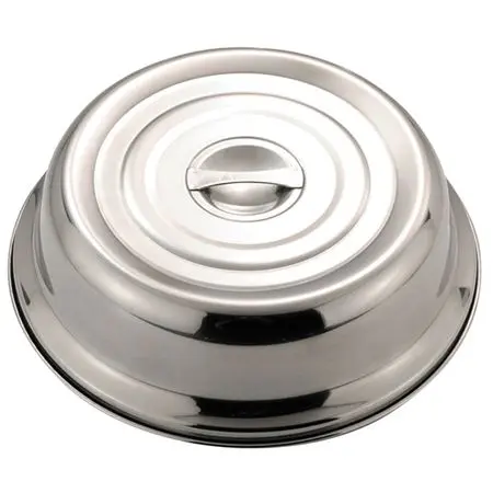 Campana Cubreplatos Apilable Inox. 26.5X7.5 Cm.
