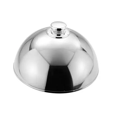 Campana Cubreplatos C/Pomo Inox. 25 Cm.